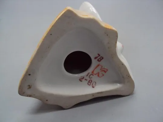 Фигура фарфор статуэтка Киев капитанская дочка с портфелем Буду как папа высота 12 см №14076 Недорого