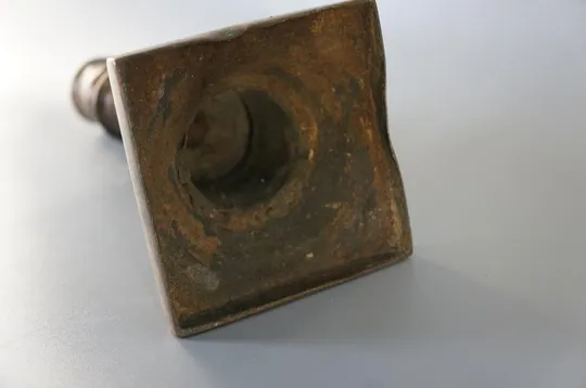 Подсвечник колонна латунь высота 20 см №10670 Де купити