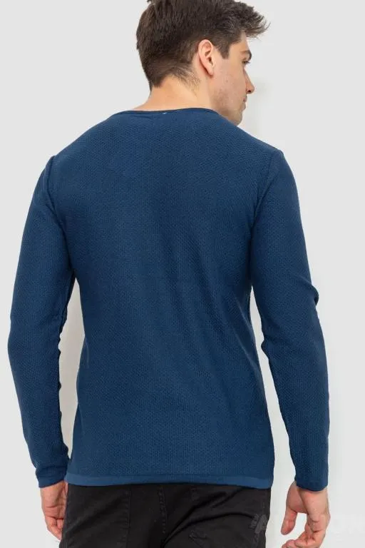 Свитер мужской, цвет синий, 214R3007 Продаж