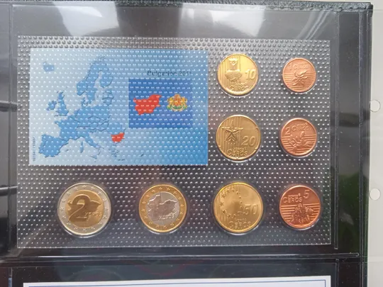 Купити Болгарія. Річний набір монет Євромонет(Європроба)