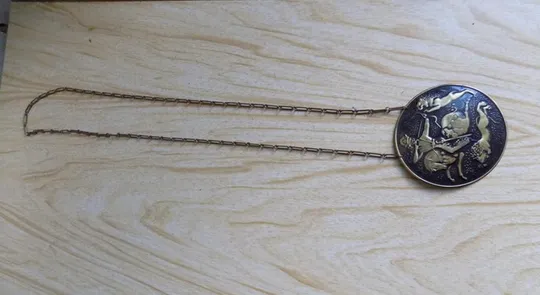 Купити Mедальон СССР лучник против львов, цепочка 1970-е годы lv546