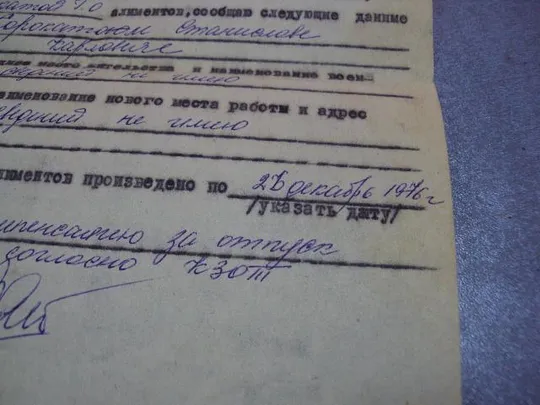 бланк печать хмельницкий объединенный авиаотряд га ссср 1976 №5236 Продаж