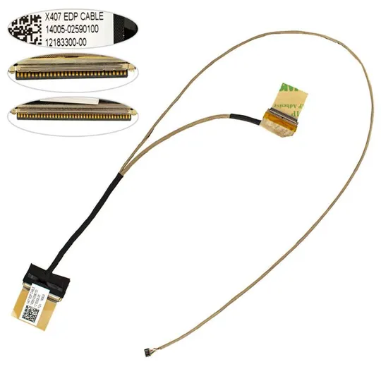 Шлейф матрицы для ноутбука ASUS (X407 series), EDP (14005-02590000) Ціна