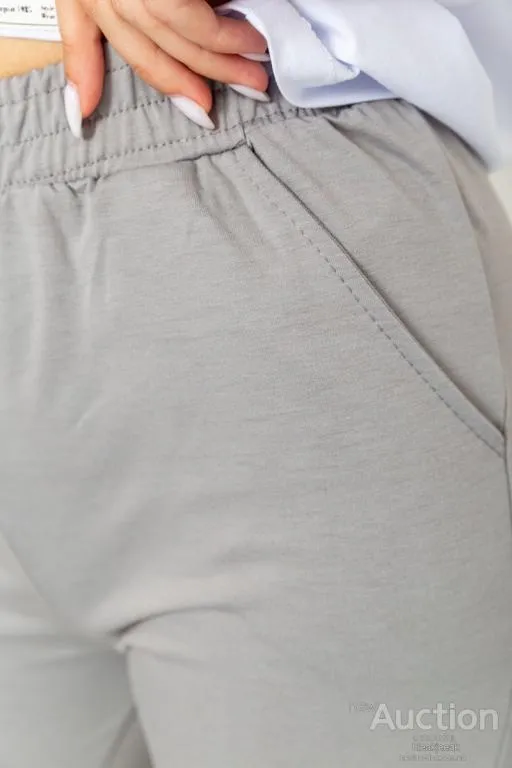 Спорт штаны женские, цвет серый, 131R160028 Де купити