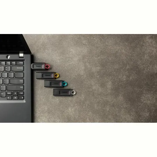 Флеш-накопитель USB3.2 64GB Kingston DataTraveler Exodia Black/Teal (DTX/64GB) З аукціону