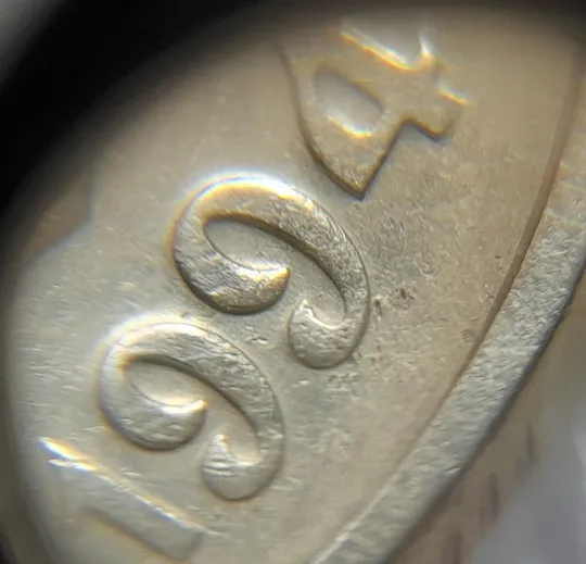 (4233) 50 копійок 1994 1.1АЕк здвоєння року карбування, двійний удар (50 копеек 1994 брак) Продаж