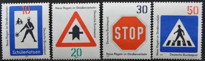 фото, ФРГ ПДД Дорожные знаки 1971