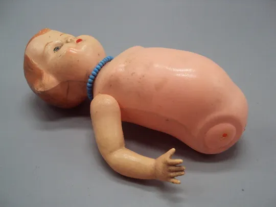 Кукла пупсик целлулоид Чехословакия клеймо Technoplast Czechoslovakia куколка пупс 22 см №15634 Де купити