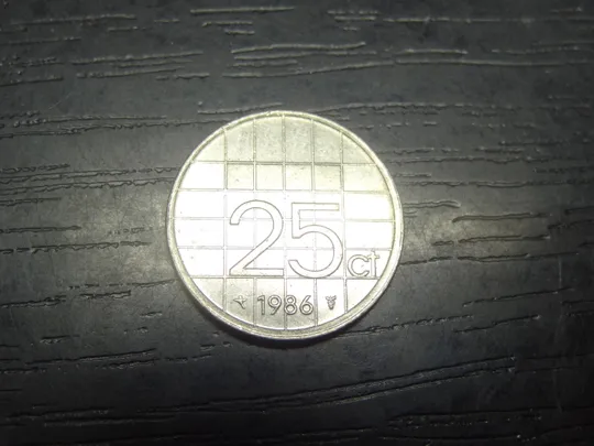 25 центів 1986 Нідерланди Ціна