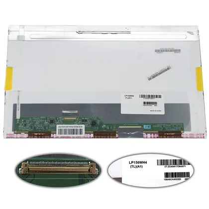 фото, Матриця 15.6 LP156WH4-TLA1 (1366*768, 40pin LED, NORMAL, глянцева, роз'єм ліворуч знизу) для ноутбука (renew)