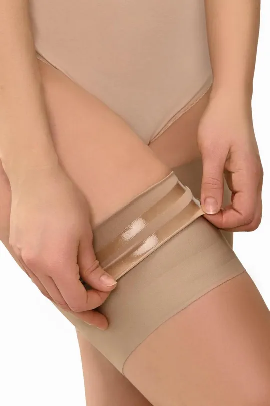 Бандалетки від натирання 501 Афина з гладкого еластичного полотна бежеві 5XL Ціна