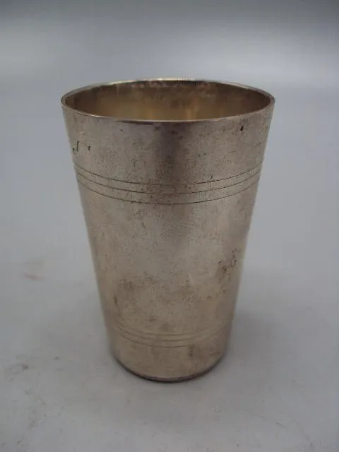 Рюмка стопка серебро 925 проба Украина Киев вес 44,38 г высота 6 см, диаметр 3,8 см №14330 Продаж