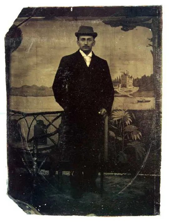 Ферротип ferrotype Модник 1880-90-ті рр. Germany Ціна