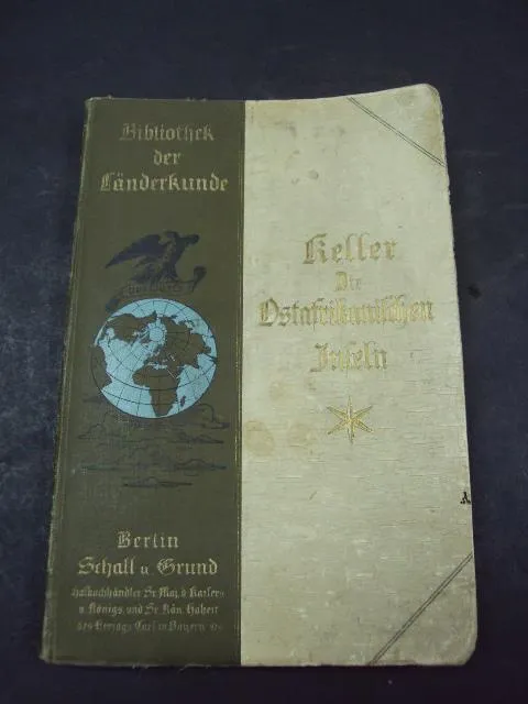 книга Conrad Keller восточноафриканские острова берлин 1898 год №63 Ціна