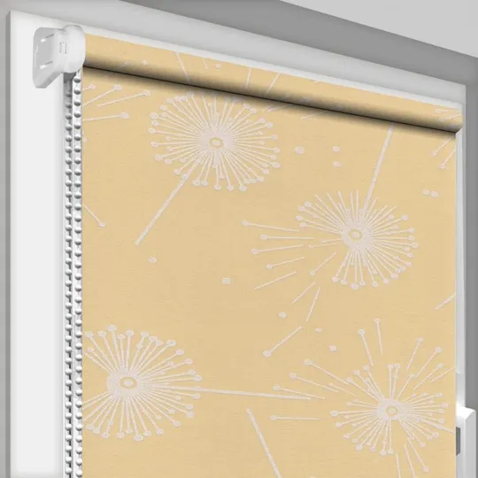 Рулонная штора Rolets Цветы 1-54289-475 47.5x170 см открытого типа Персиковая Ціна