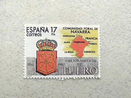 фото, Поштова марка Іспанія " Геральдика " 1984 рік **