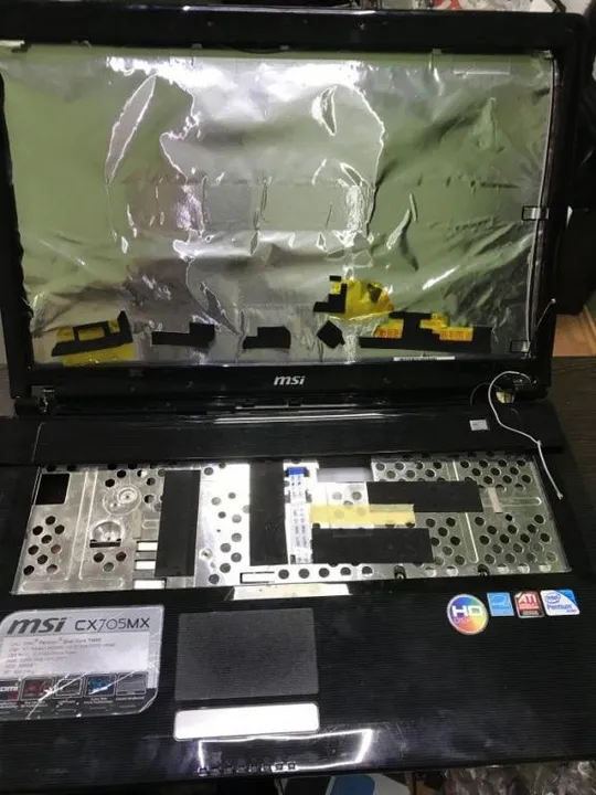 MSI CX705MX MSI CX700 Корпус в зборі Верх+петлі+низ Ціна