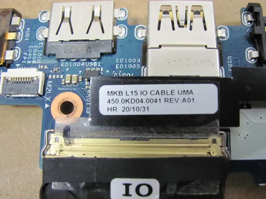 818-17 плата USB AUDIO LAN SIM  0Y67KR 450.0KD04.0041 0PTW1K  0VR1JD  для Dell Latitude 3510 E3510  оригінал Інтернет-аукціон