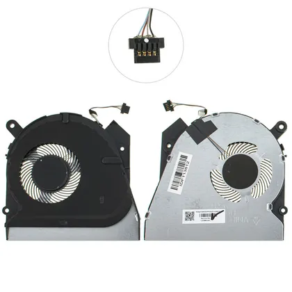 фото, Оригінальний вентилятор для ноутбука HP ProBook 450 G6 (Высота 94мм) (CPU FAN) 4pin, (L47695-001) (Кулер)