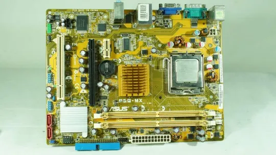 Материнская плата S775 ASUS P5G-MX Ver.2.00G + процессор Intel З аукціону