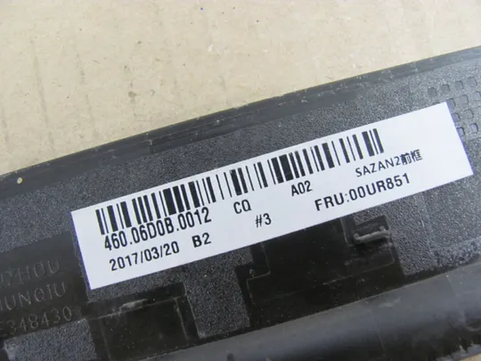 номер0003-19 рамка матриці matrix frame Окантовка дисплея Рамка екрана Корпус рамка матриці  460.06D0B.0012 00UR851  для  Lenovo Thinkpad T560  оригінал З аукціону