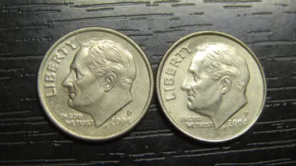 фото, 10 центів 2004 США (два різновиди)