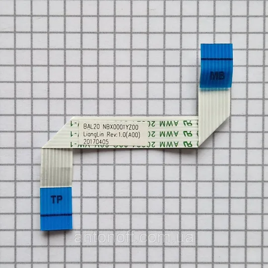 Шлейф тачпада Dell Inspiron 15 5567 P66F / NBX0001YZ00 для ноутбука оригінал Ціна