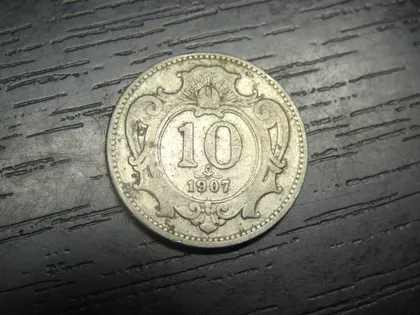 фото, 10 гелерів 1907 Австро-Угорщина