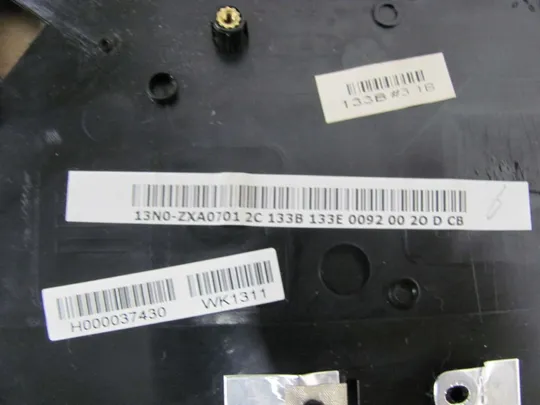 496-1 Кришка панель палмрест тачпад H000037430 для Toshiba Satellite C870 C870D C875 C875D оригінал З аукціону