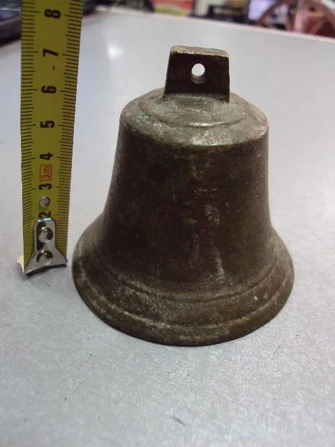 Купити Колокол 5 бронза колокольчик высота 7,2 см, диаметр 7,5 см №11639