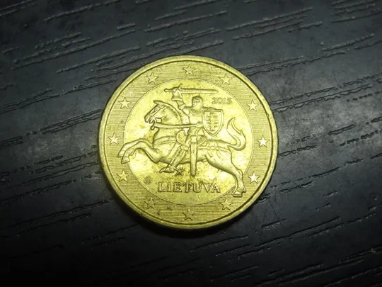 10 євроцентів 2015 Литва Ціна