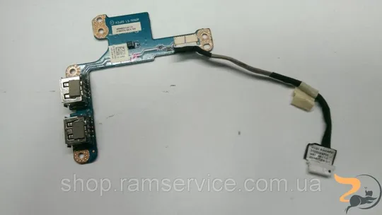 Роз'єм USB для ноутбука Dell mini 10, *LS-5092P, б/в Ціна