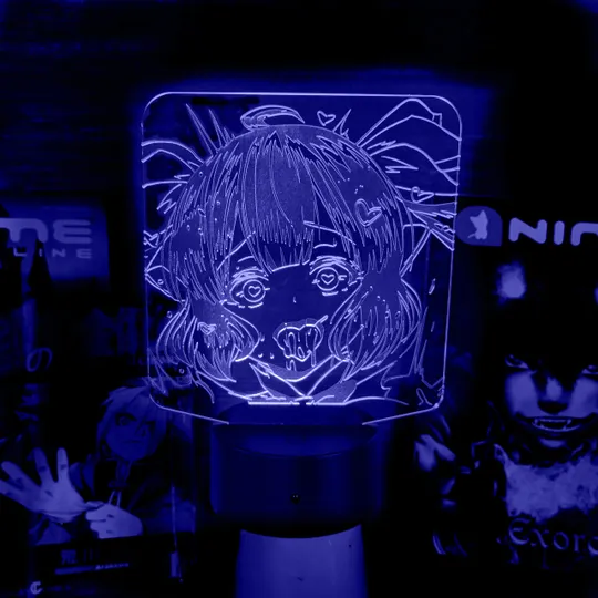 Акриловий світильник-нічник Ахеґао синій tty-n001808 Ціна