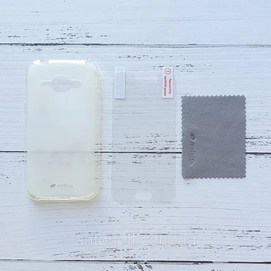 Силіконовий чохол Samsung J100H Galaxy J1 2015 захисна плівка Melkco Прозорий Ціна