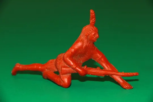 ІНДІАНЕЦЬ ЩО КРАДЕТЬСЯ З РУШНИЦЕЮ индеец TIM-MEE 65-70мм ОРИГІНАЛ США-ФРГ Ціна