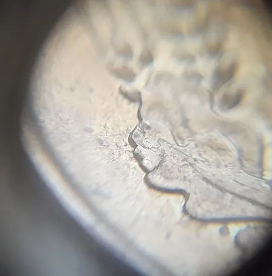 Купити (6834) 10 копійок 2019 різновид викрошок і розколів на аверсі (10 копеек 2019 брак)