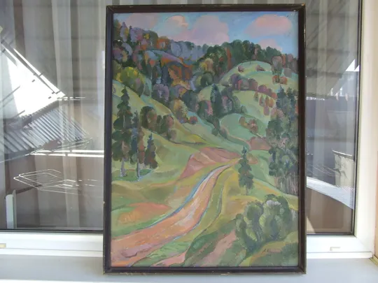 Купити Закарпатская школа  Ердели Бокшая  Кидора О .  раз.80х70 см.также много другого.