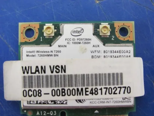 номер0029-21 WI-FI модуль адаптер 7260HMW BN для MEDION AKOYA P7632 DNS C17A E7223 E7227 оригінал З аукціону