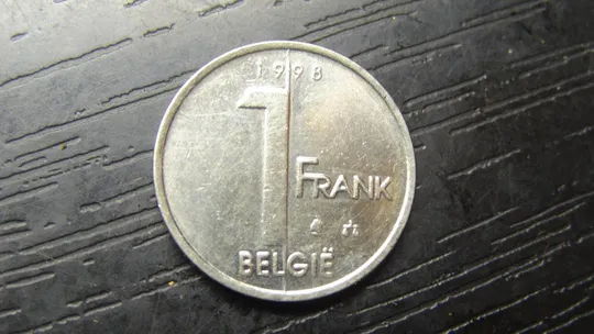 1 франк Бельгія 1998 Belgie Ціна