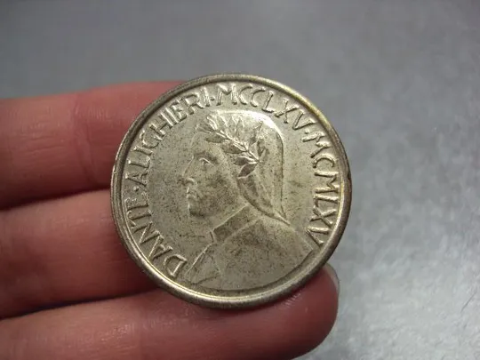 Купити монета медаль жетон данте алигьери dante alighieri mostro ciò chepotea №7965