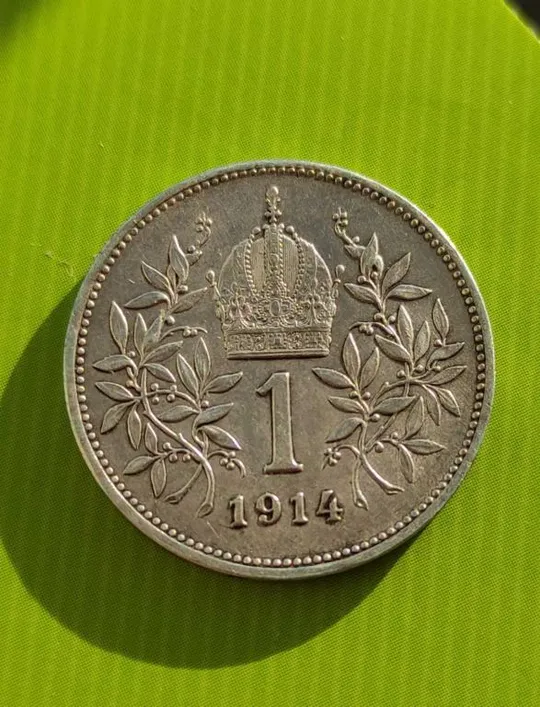 Купити Монета 1 корона 1914 года серебро Австро-Венгрия ,император Франц-Иосиф ks935