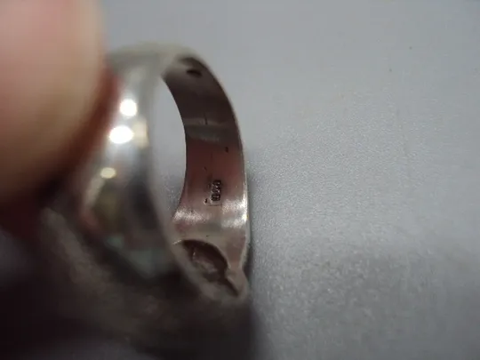 Женское кольцо перстень белые вставки серебро 950 проба вес 9,26 г 17 размер №15585 Характеристики