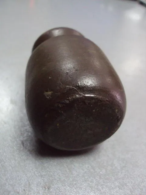 Гиря гирька 200 г клеймо ссср серп и молот 33 высота 6,5 см №11609 Інтернет-аукціон