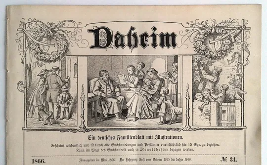 Журнал Daheim №34 травень 1866 року Німеччина Fv8.6 Ціна