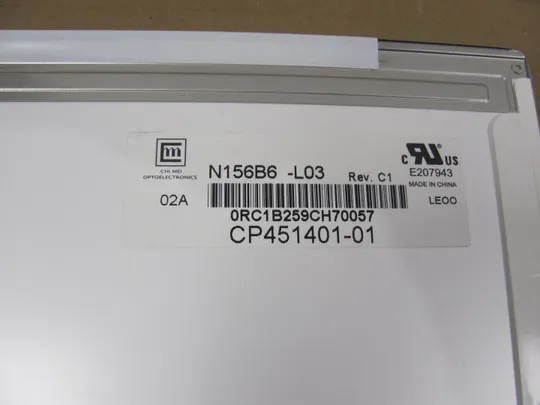 МР7-6 матриця N156B6-L03 15.6&quot; WXGA/HD Ready LVDS 40 pin  TN LCM , a-Si TFT-LCD Де купити