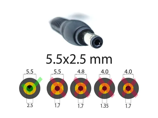 Купити Блок питания для Toshiba M30X, M35X, M40, M45, M55, M105, A80 (19V 3.42A 65W (5.5*2.5)) ORIGINAL