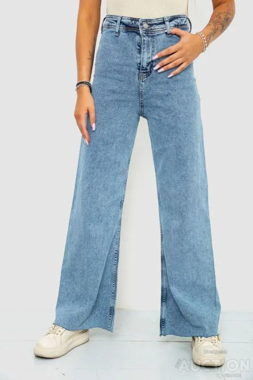 Джинсы женские, цвет темно-голубой, 244R416-2021 Ціна