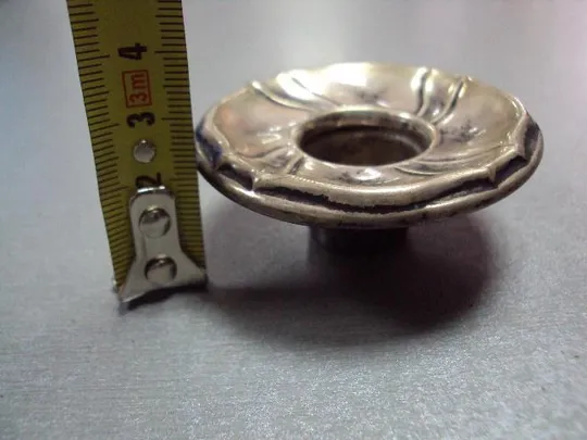 Купити Деталь подсвечник верхняя часть верхушка серебро 800 проба вес 14,12 г размер 2,4 х 5,9 см №13572