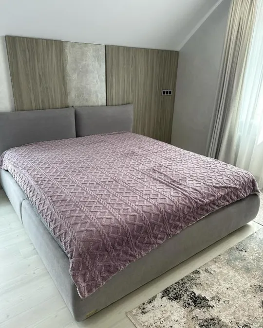 Плед Dushka Home Узор 20846 200х230 см лиловый Ціна