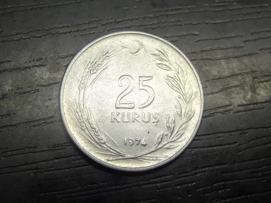 Купити 25 курушів 1974 Туреччина